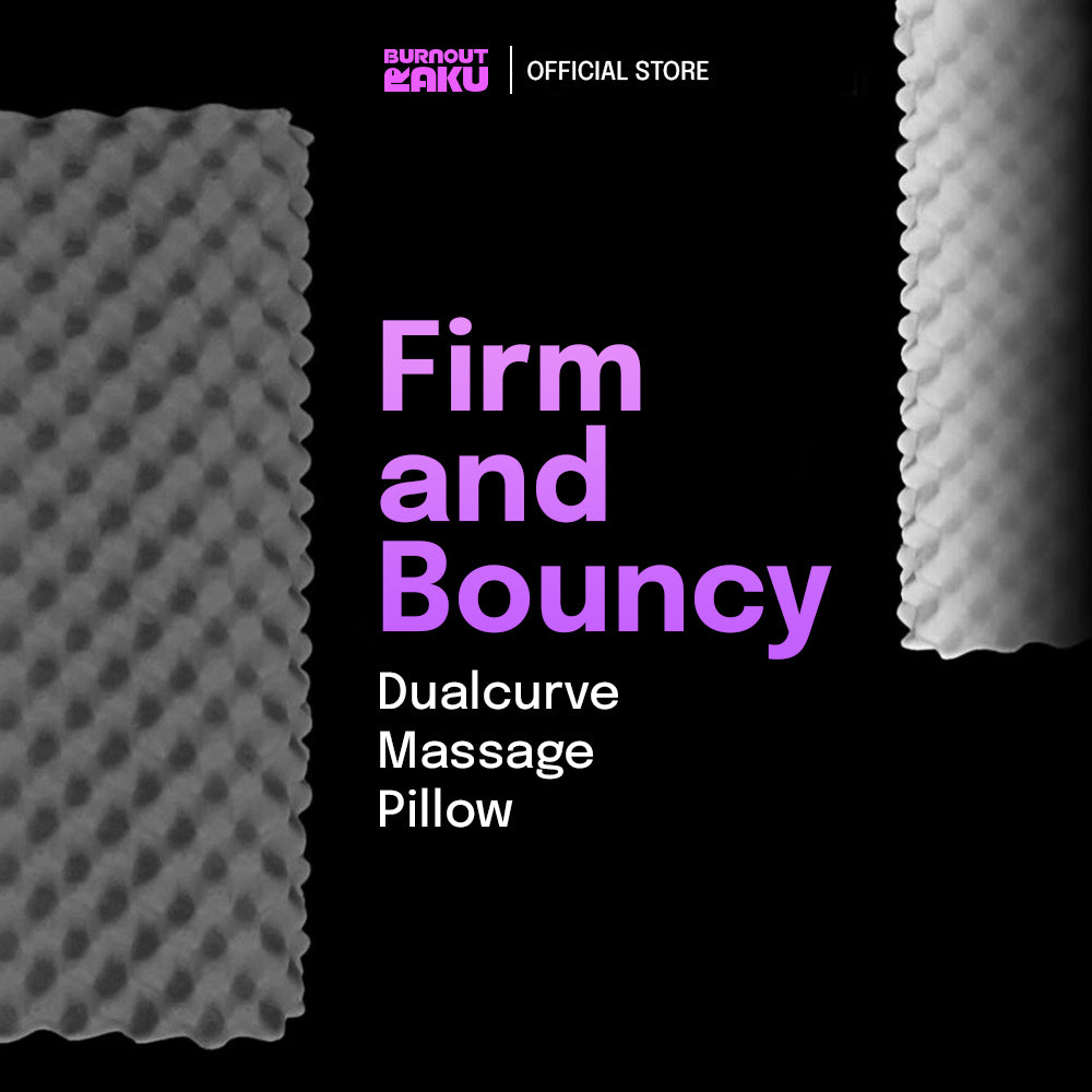 Burnout Raku 100% latex ergonomic pillow - Dualcurve Massages